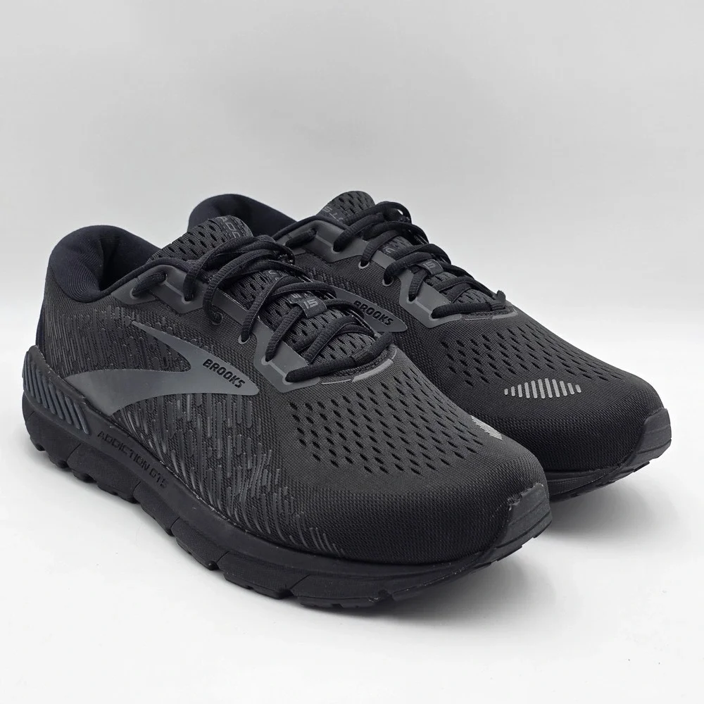 Brooks Addiction GTS 15 Running Shoes Mens US 14 4E Black 1103654E020 Walking